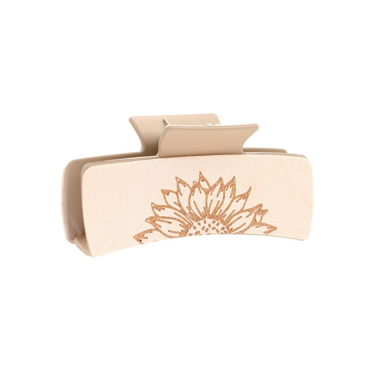 Wholesale Fresh and Simple Western Style Carved Cactus Sunflower Hair Clips